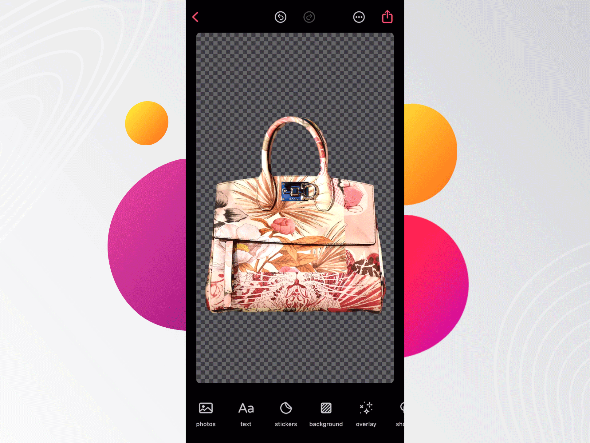 add white background to photo