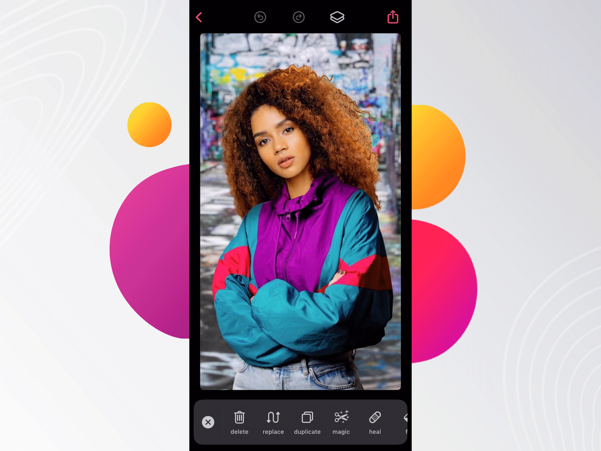 Erase background from image easily with Bazaart’s Magic tool