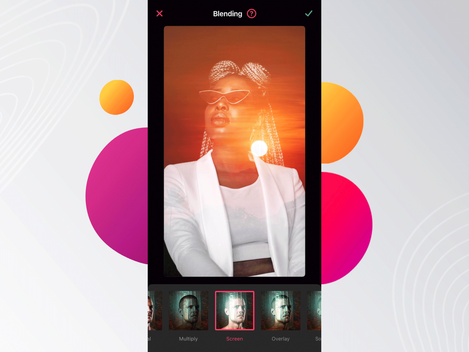 blending modes in Bazaart