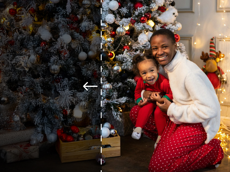 Uncrop, recover details and add depth to tightly cropped images with realistic extensions.