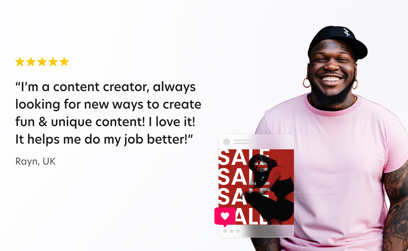 Content creator using Bazaart to create fun and unique content.